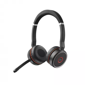 Ausinės Jabra Evolve 75 SE MS Stereo laidinės ir belaidės Bluetooth 30 m