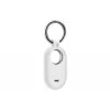 Samsung EF-PT560CWEGWW dėklas Galaxy SmartTag2 iš silikono su karabino žiedu, baltos spalvos