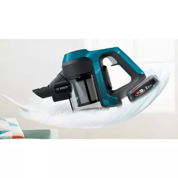 Bosch Serie 6 BBS611BSC belaidis 2 viename lazdinis siurblys / elektrinis šluota, sausas valymas, be maišelio, juoda, 2,5 Ah