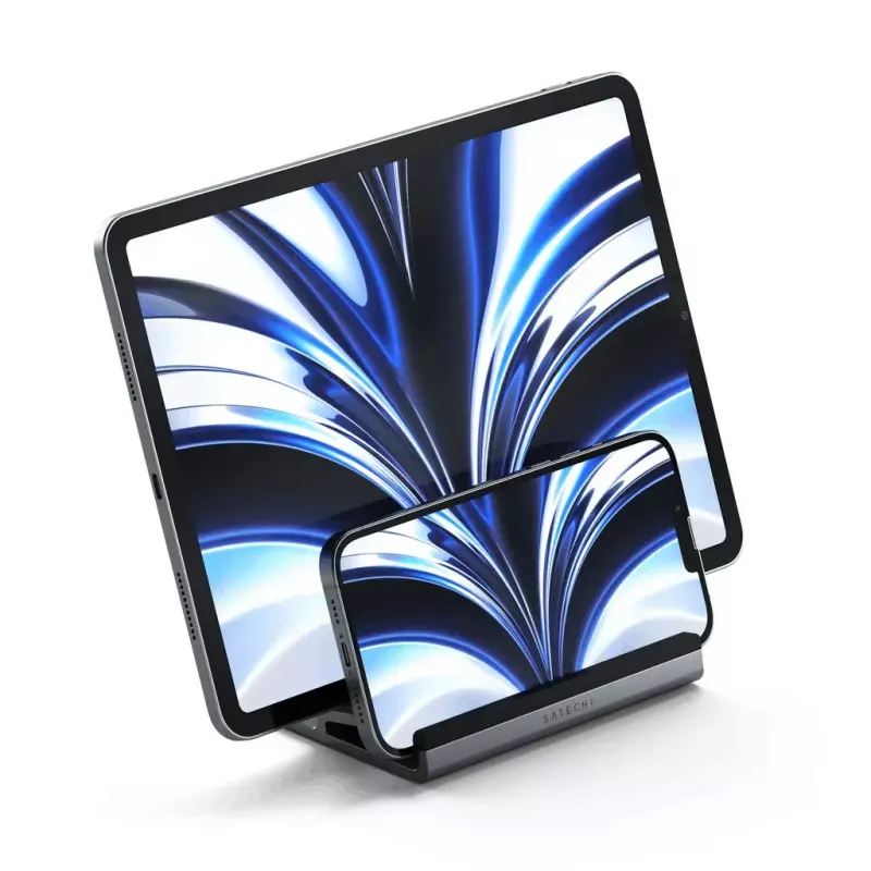 Stovas nešiojamam kompiuteriui ir planšetei Satechi ST-ADVSM sidabrinis, suderinamas su MacBook Pro