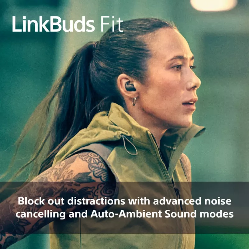 Sony LinkBuds Fit WFLS910NG ausinės Belaidės Į ausis Muzika/Kasdieninės Žalia