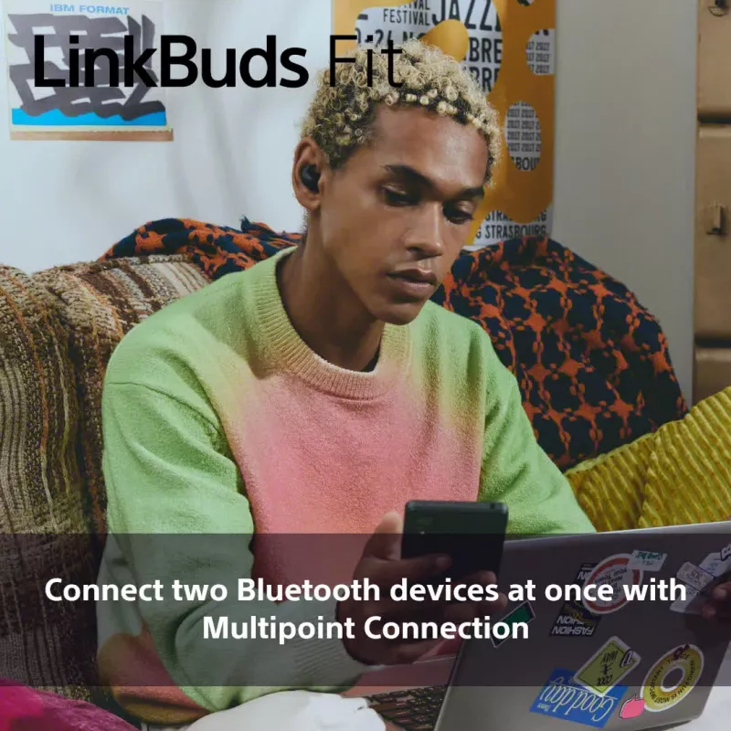 Sony LinkBuds Fit WFLS910NG ausinės Belaidės Į ausis Muzika/Kasdieninės Žalia