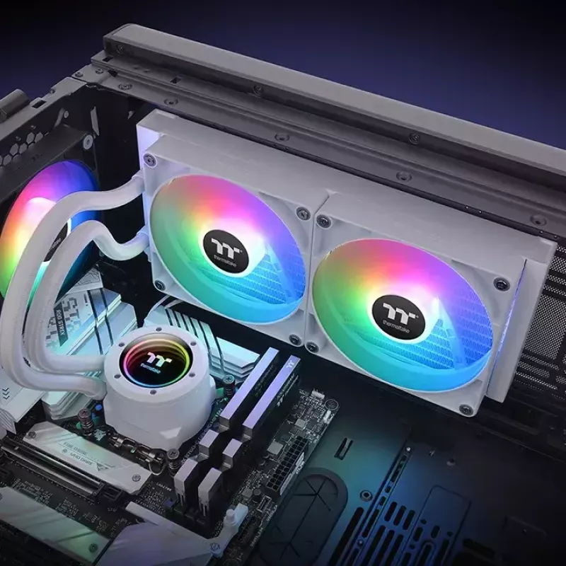 Vandens aušintuvas Thermaltake CL-W377-PL14SW-A 14 cm Baltas 84.32 cfm