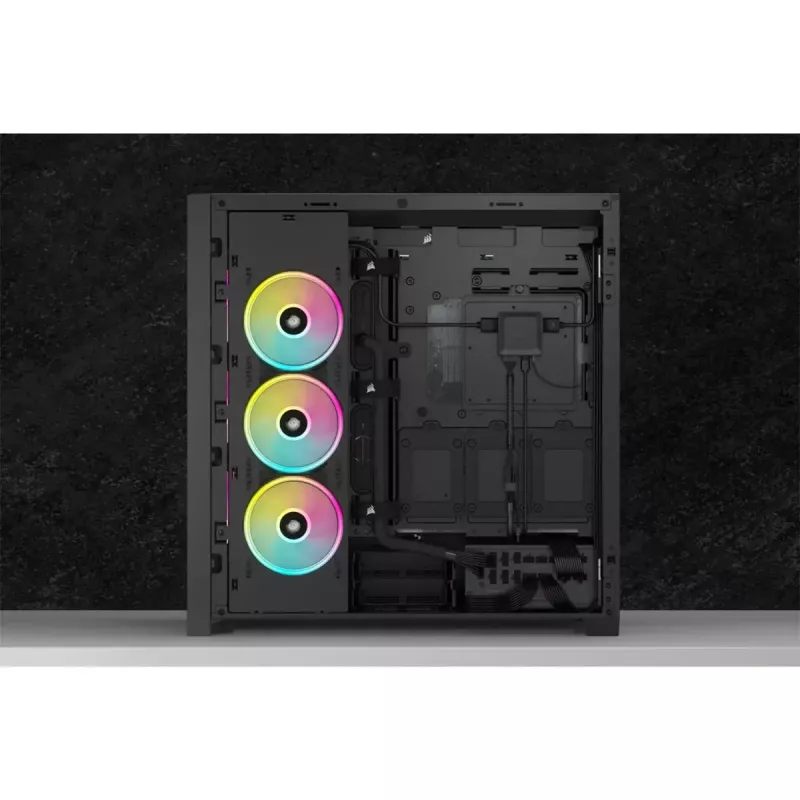 Ventiliatorių valdiklis Corsair iCUE LINK System Hub juodas 1 vnt.