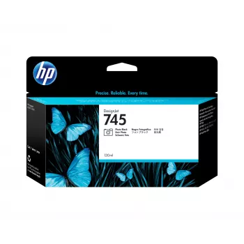 Kasetė HP 745 - 130 ml - foto juoda - originali
