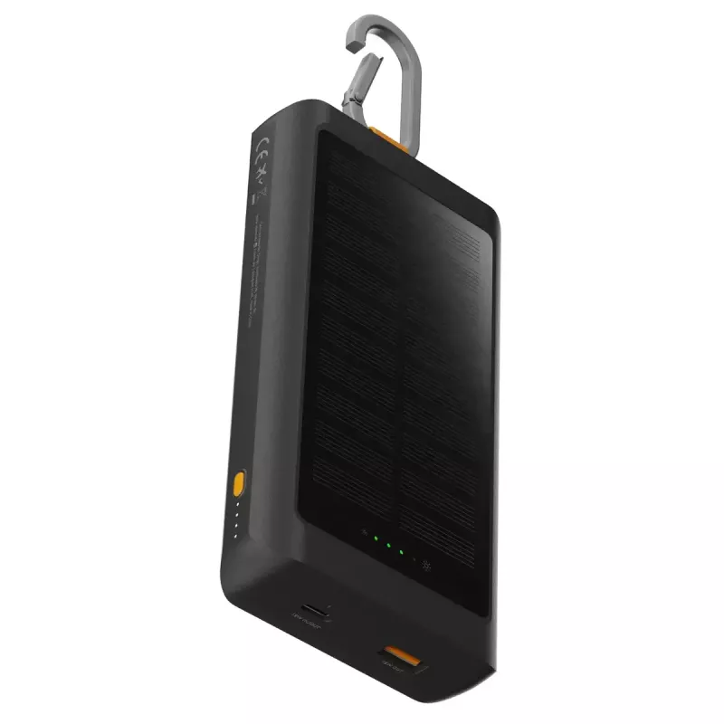 Power bank Xtorm XG2S101 — 10000 mAh LiPo, 30 W, USB‑C + USB‑A, pilka/juoda/oranžinė