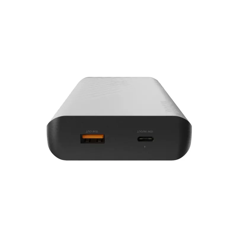 Power bank Xtorm XG2S101 — 10000 mAh LiPo, 30 W, USB‑C + USB‑A, pilka/juoda/oranžinė
