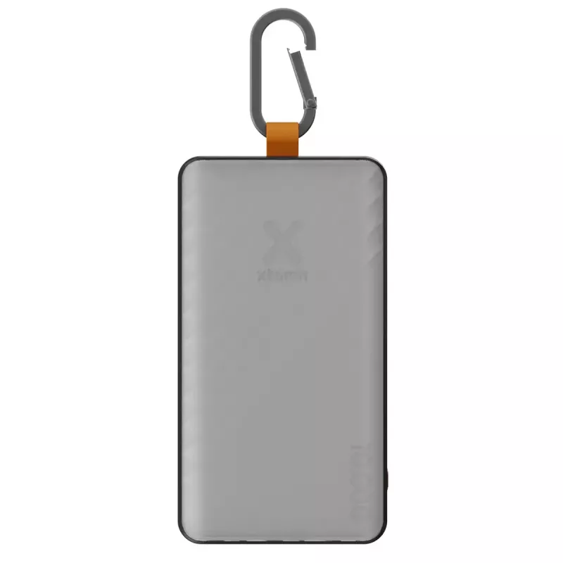 Power bank Xtorm XG2S101 — 10000 mAh LiPo, 30 W, USB‑C + USB‑A, pilka/juoda/oranžinė