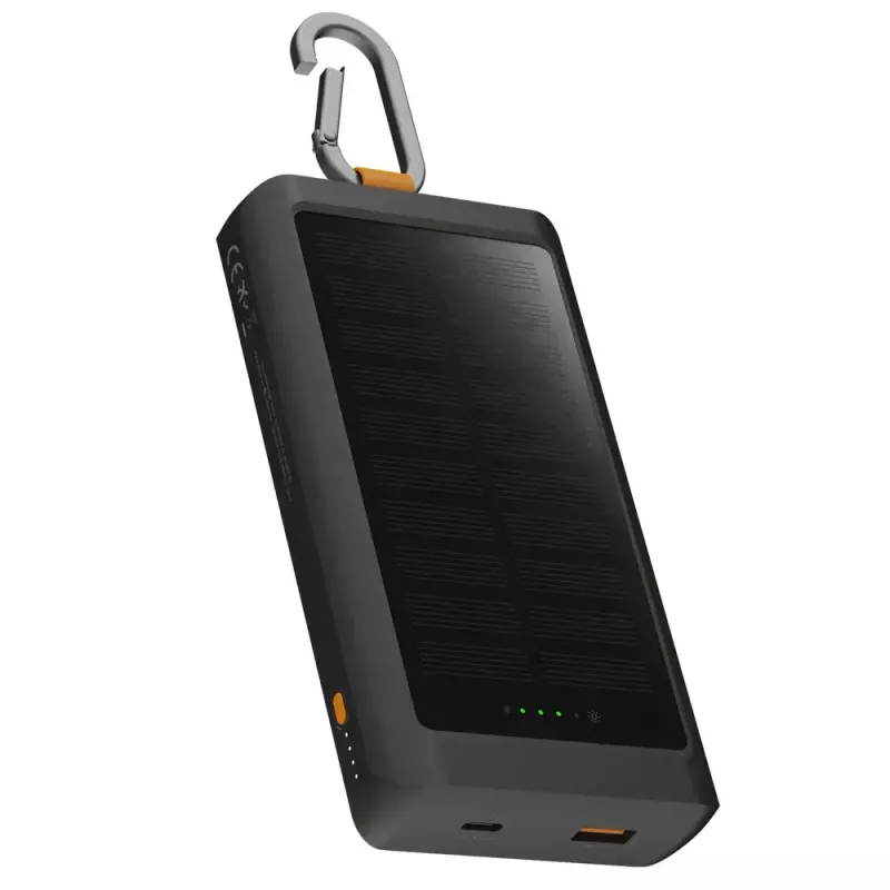Power bank Xtorm XG2S101 — 10000 mAh LiPo, 30 W, USB‑C + USB‑A, pilka/juoda/oranžinė