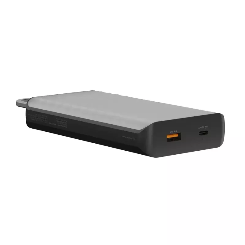 Power bank Xtorm XG2S101 — 10000 mAh LiPo, 30 W, USB‑C + USB‑A, pilka/juoda/oranžinė