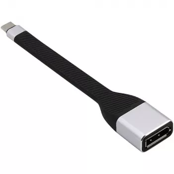 Techly ICOC-USBC-DP12 vaizdo kabelio adapteris 0,131 m USB Type-C – DisplayPort juodas