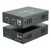 AV siųstuvas-imtuvas LEVELONE HVE-8111, 3840x2160, Cat6, USB-A/USB-B, DC 12V (2 vnt.)