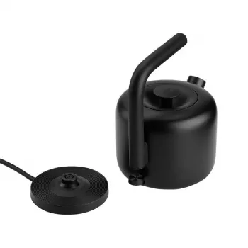 Elektrinis virdulys FELLOW Clyde 1,0L 1200W — silikoninis korpusas, 1,5 L talpa, juodas