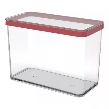 Maisto indas Rotho LOFT 2,1 L stačiakampis skaidrus 100×200×142 mm, technopolimeras
