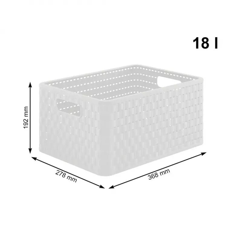 rotho Country plastikinė spintelė su 3 stalčiais, balta, 71,2×32,5×37,5 cm, technopolimeras, ratukai