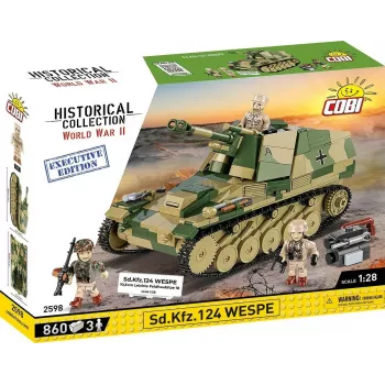 Cobi Blokai SD.KFZ.124 Wespe modelio rinkinys, 860 blokų