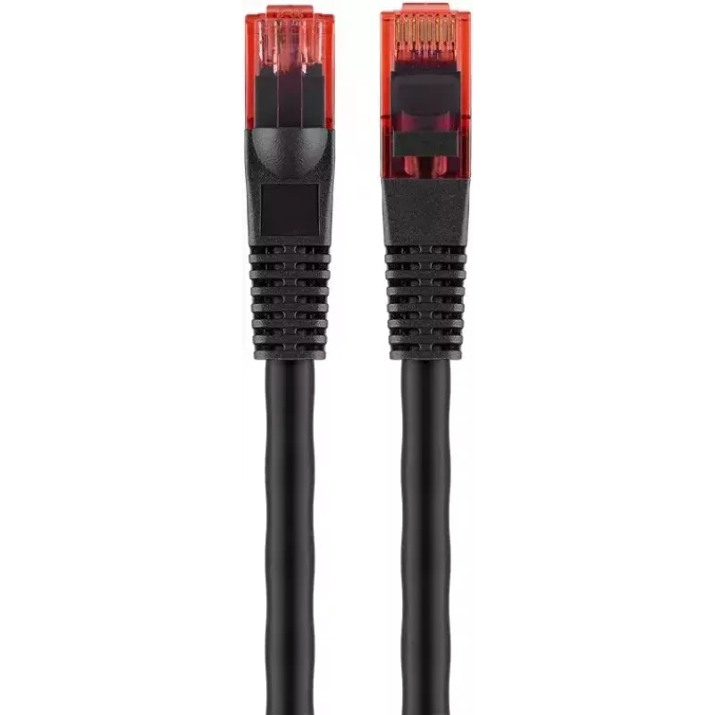 Tinklo kabelis Goobay 55434 RJ-45 Cat6 20 m Juodas