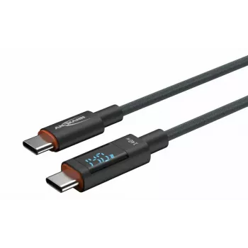 USB-C laidas Ansmann 1700-0176 USB 2.0 1,2 m USB-C antracitinis