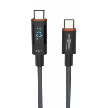 USB-C laidas Ansmann 1700-0176 USB 2.0 1,2 m USB-C antracitinis