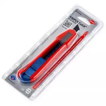 Pjaustymo peilis su lūžtančiais ašmenimis Knipex CutiX® Black Blue Red