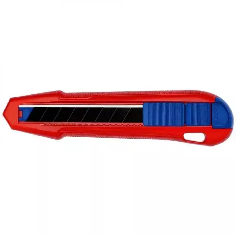 Pjaustymo peilis su lūžtančiais ašmenimis Knipex CutiX® Black Blue Red