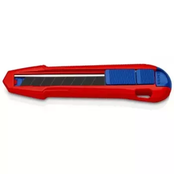 Pjaustymo peilis su lūžtančiais ašmenimis Knipex CutiX® Black Blue Red