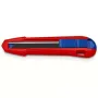 Pjaustymo peilis su lūžtančiais ašmenimis Knipex CutiX® Black Blue Red