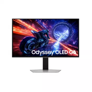 Samsung G60SF 27 colių OLED monitorius, 2560x1440, 500 Hz, sidabrinis