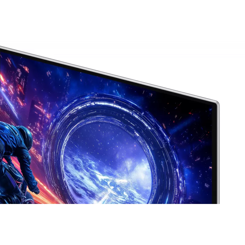 Samsung G60SF 27 colių OLED monitorius, 2560x1440, 500 Hz, sidabrinis