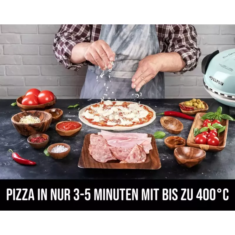 Elektrinė picų krosnelė G3FERRARI PizzaOven Express Delizia cool blue G1000613 1200W