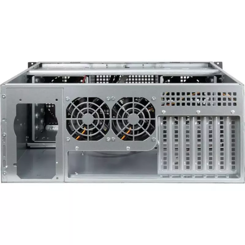 Serverinis korpusas Inter-Tech 4U 40240 Rack juodas, pilkas