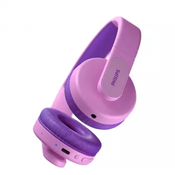 Philips TAK4206PK/00 ausinės/ausinių komplektas Belaidės ir laidinės Antausinės Skambučiai/Muzika USB C tipo Bluetooth Rožinė