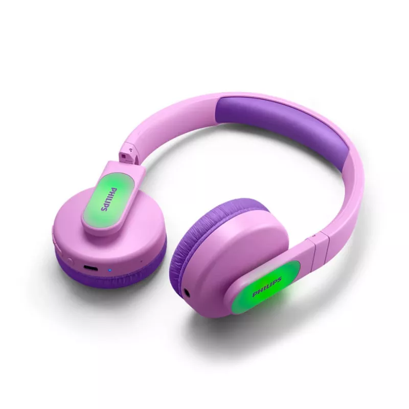 Philips TAK4206PK/00 ausinės/ausinių komplektas Belaidės ir laidinės Antausinės Skambučiai/Muzika USB C tipo Bluetooth Rožinė