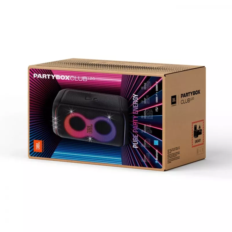 JBL PartyBox Club 120 kolonėlė vakarėliams Juoda 160 W