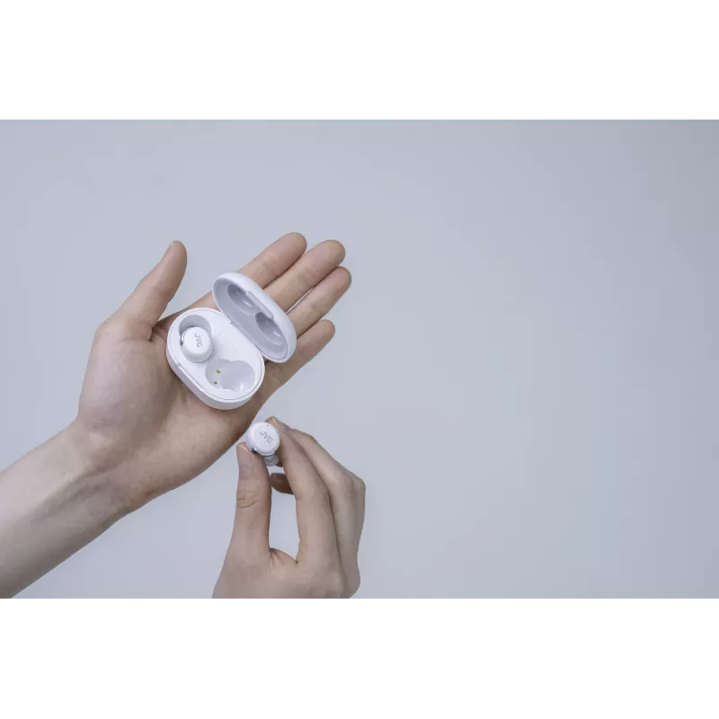 Ausinės JVC Active Noise Cancelling TWS Baltos