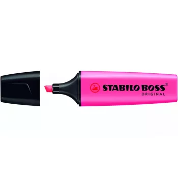 Marker STABILO BOSS ORIGINAL Chisel tip Rožinė