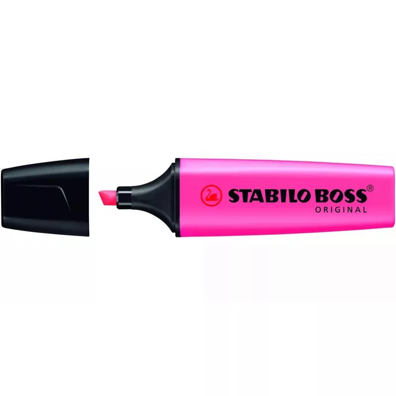 Marker STABILO BOSS ORIGINAL Chisel tip Rožinė