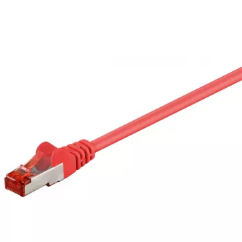 Goobay CAT 6 jungiamasis kabelis S/FTP (PiMF), 3 m, raudonas, RJ-45 – RJ-45
