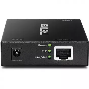 Gigabitinis PoE+ kartotuvas Trendnet TPE-E100 juodas