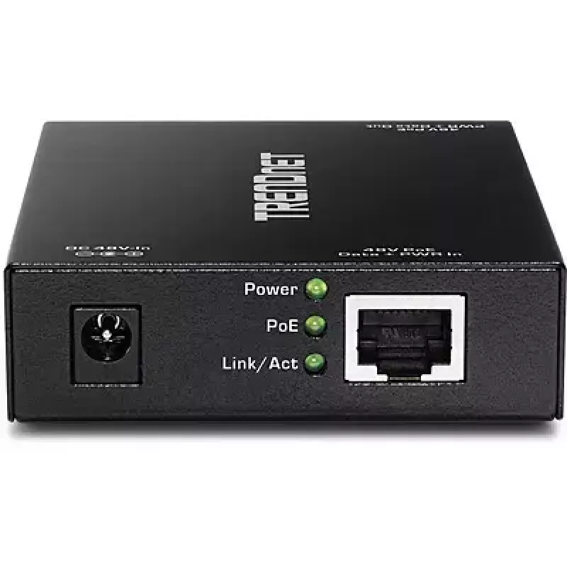 Gigabitinis PoE+ kartotuvas Trendnet TPE-E100 juodas