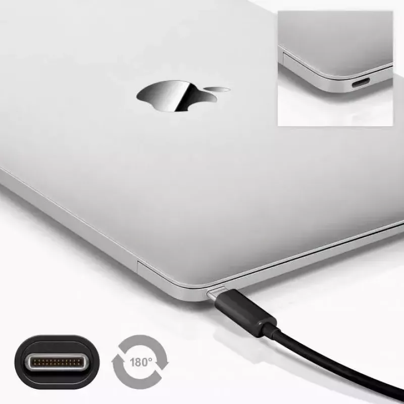 Goobay USB laidas USB 2.0 1m Micro-USB B USB C juodas