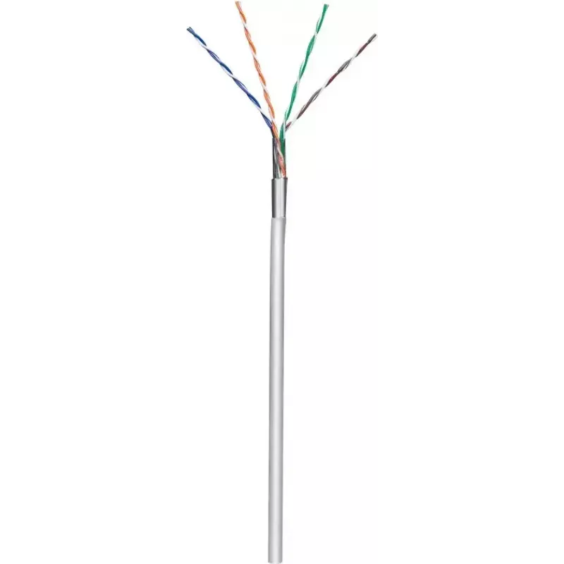 Tinklo kabelis Goobay CAT 5e F/UTP Pilka 100 m