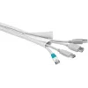 Goobay 51918 Laido įvorė balta 1,8 m
