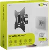 TV laikiklis sieninis Basic Tilt Goobay 51893