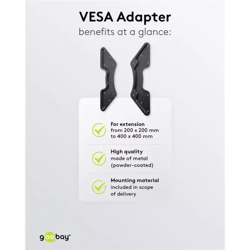 VESA adapteris TV sieniniam laikikliui Goobay 60134