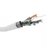 Tinklo kabelis Goobay 94218 RJ45 Cat6 305 m baltas