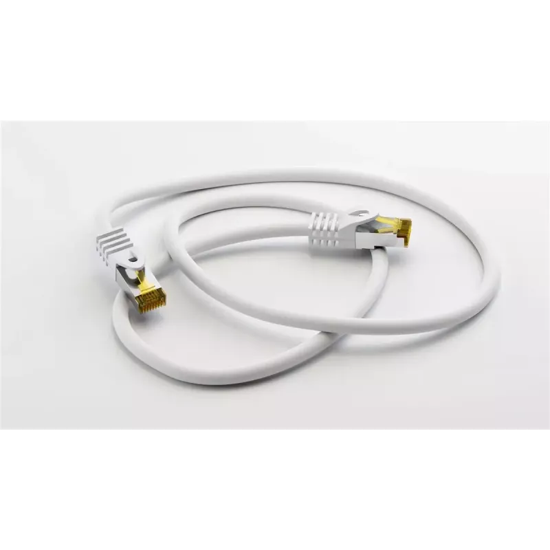 Tinklo kabelis Goobay RJ45 Patch Cord CAT 6A S/FTP 20m Baltas