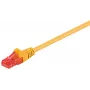 Pataisos laidas Goobay CAT 6 U/UTP geltonas 1 m