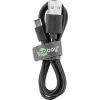 Goobay Micro-USB greito įkrovimo ir sinchronizavimo kabelis 1 m USB 2.0 juodas
