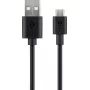 Goobay Micro-USB greito įkrovimo ir sinchronizavimo kabelis 1 m USB 2.0 juodas